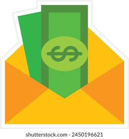 Salary vector icon. Can be used for printing, mobile and web applications.