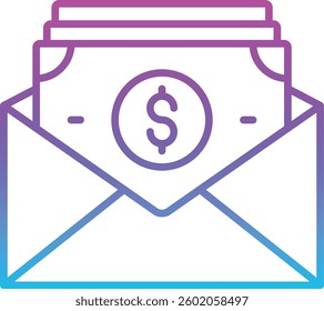 Salary vector icon. Can be used for printing, mobile and web applications.