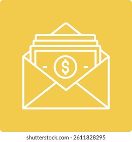 Salary vector icon. Can be used for printing, mobile and web applications.