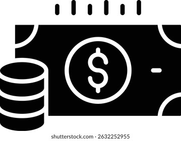 Salary vector icon. Can be used for printing, mobile and web applications.