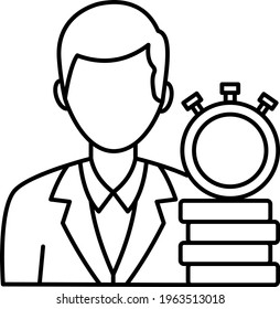 Diseño de iconos de vectores salariales o salariales, símbolo de desarrollo de software y web sobre fondo blanco, ilustración de material de programación y codificación de computadoras, concepto de tasa de pago de recursos, 