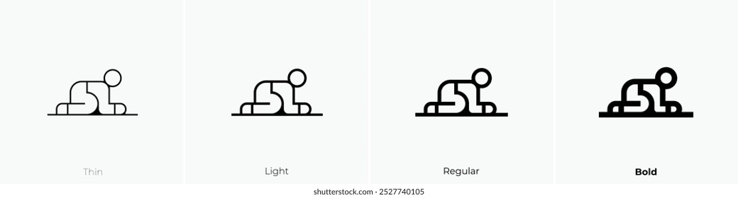 salat icon. Thin, Light Regular And Bold style design isolated on white background