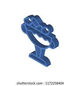 Salat isometric left top view 3D icon