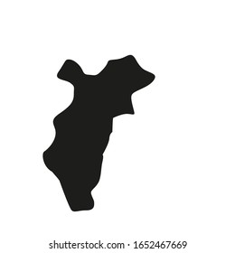 Salcedo region map in Dominican Republic
