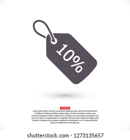 Sale 10 icon. Vector  Eps 10 
