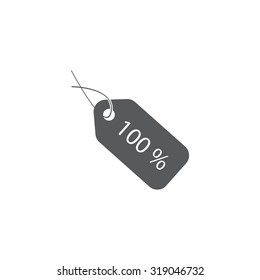 Sale 100 icon. Vector Eps 10