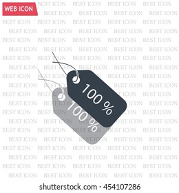 Sale 100 icon. Vector Eps 10