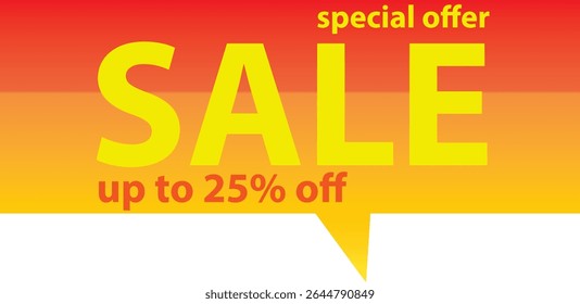 Sale 25% off special off