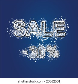 Sale 30% off - Vector