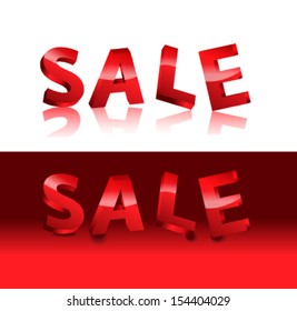 SALE 3d text