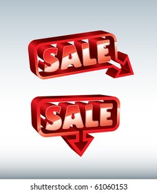 Sale 3D vector