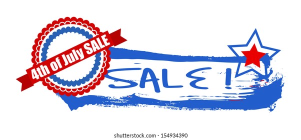 sale - 4th of July Vector theme Design