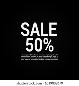 Sale 50 banner template for your design