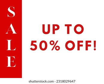 SALE UP TO 50% OFF!
