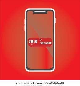 sale 50% off, discount icon vector illustration symbol