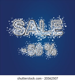 Sale 50% off - Vector