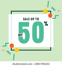 Venta de hasta un 50% fuera del vector