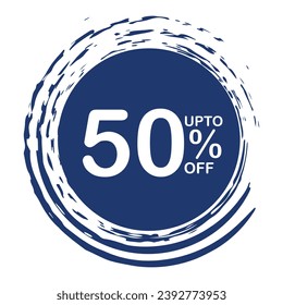 Sale up to 50 off vector Free Vector
