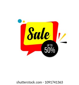 Sale up to 50% off Vector Template Design Illustration
