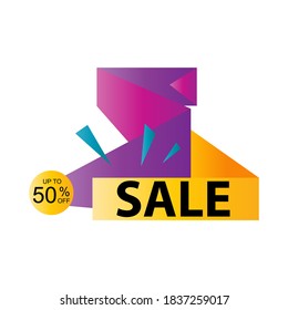 Sale up to 50% Off Vector Template Design Illustration