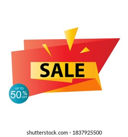 Sale up to 50% Off Vector Template Design Illustration