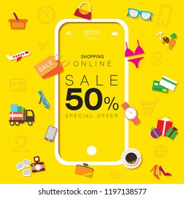 Sale 50% Shopping Online Mobile Phone