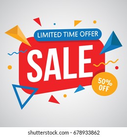 sale 50% vector