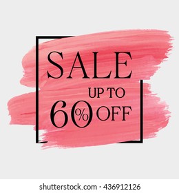 Sale 60 Off Sign Over Grunge Stock Vector (Royalty Free) 436912126 ...