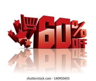 Sale 60 percents