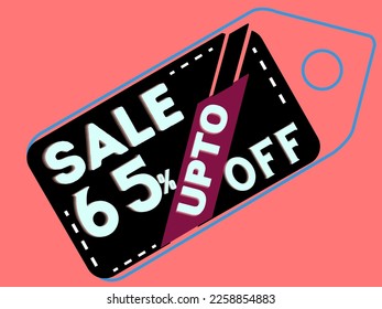 Sale up to 65 percent off discount