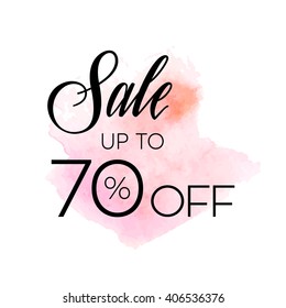 Sale 70 Off Sign Over Original Stock Vector Royalty Free Shutterstock