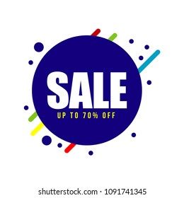 Sale up to 70% off Vector Template Design Illustration
