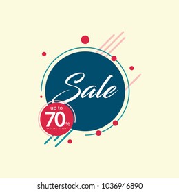 Sale up to 70% Vector Template Design