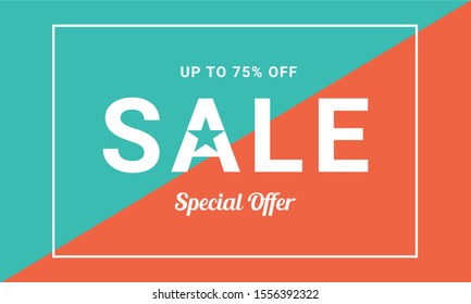 Sale up to 75% off Mix Color Flyer Design 