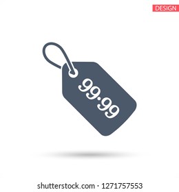 Sale 99.99 icon. Vector  Eps 10 