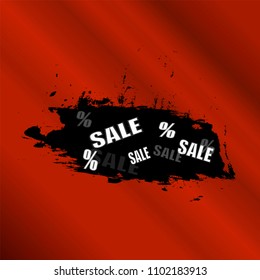  sale Abstract Background. Vector Banner with explosion effect.