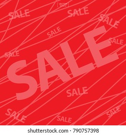 Sale abstract background. Vector illustration.