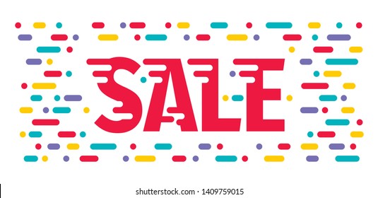Sale abstract banner design. Special offer poster. Discount vector illustration. 