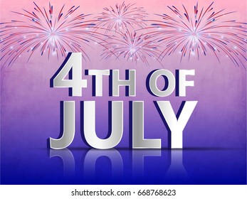 Sale abstract, banner or poster for 4th of July Offer Abstract with nice and creative design illustration.