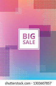 Sale Abstract Poster Template Vector Illustration