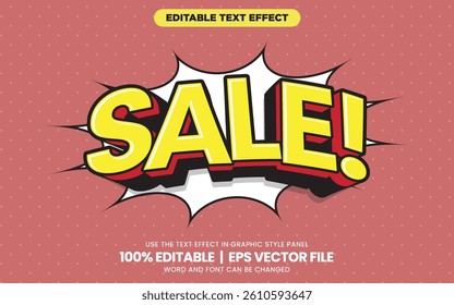 SALE AESTHETIC RETRO STYLE EDITABLE FONT TEXT EFFECT