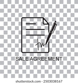 sale agreement icon , document icon