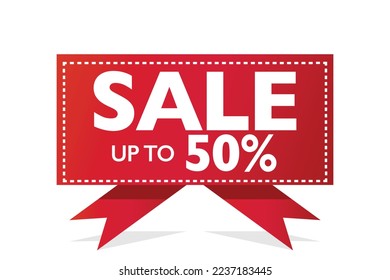 Sale announcement banner label design. Shopping, retail, discount, offer, best price tag concept.