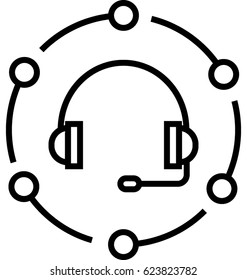 Sale Assistant Vector Icon