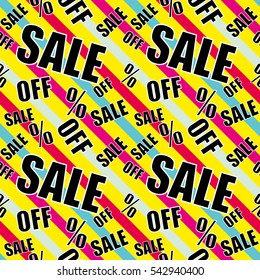 Sale background Closeout seamless pattern, Clearance wallpaper Selloff and Sellout theme