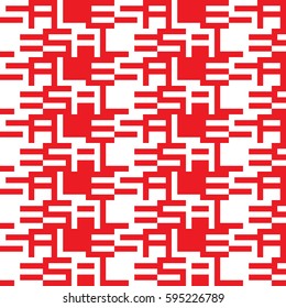Sale background - composition of figure-ground style of SALE word banner selloff seamless patterns. Red and white vector illustration.
