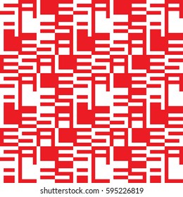 Sale background - composition of figure-ground style of SALE word banner selloff seamless patterns. Red and white vector illustration.