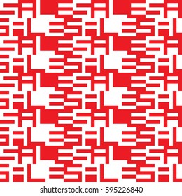 Sale background - composition of figure-ground style of SALE word banner selloff seamless patterns. Red and white vector illustration.
