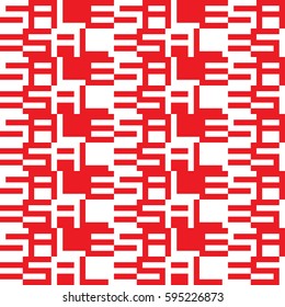 Sale background - composition of figure-ground style of SALE word banner selloff seamless patterns. Red and white vector illustration.