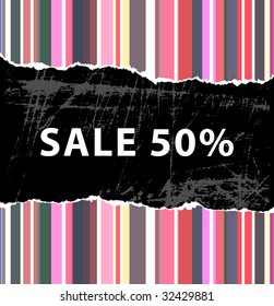 Sale background design - 50% off